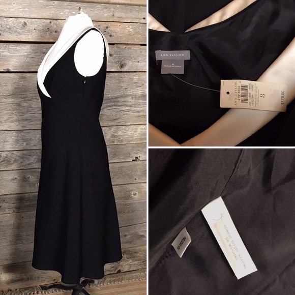 Ann Taylor Tuxedo Dress, Size 8 - Picture 8 of 10